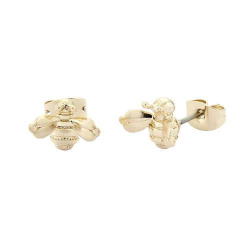 Womens Brushed Pale Gold Beelii Bee Studs 82718 by Ted Baker from Hurleys