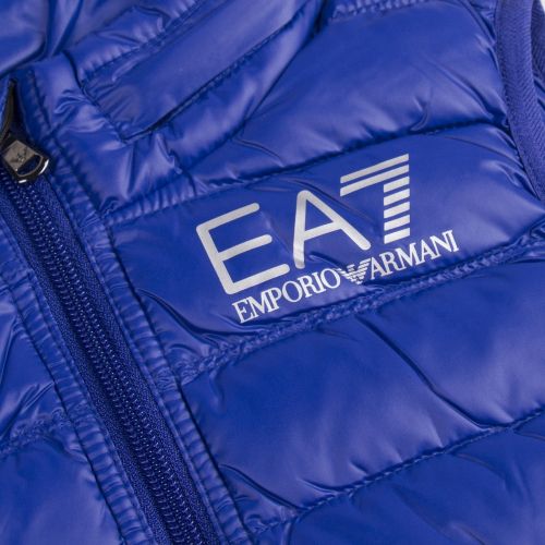 Boys Royal Blue Branded Padded Gilet 48201 by EA7 from Hurleys