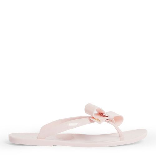 Womens Light Pink Bejouw Bow Jelly Flip Flops 87310 by Ted Baker from Hurleys
