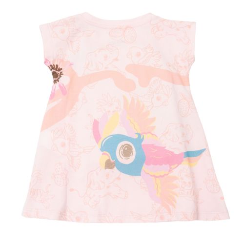 Baby Pale Pink Tiger Dress + Hat 106621 by Kenzo from Hurleys