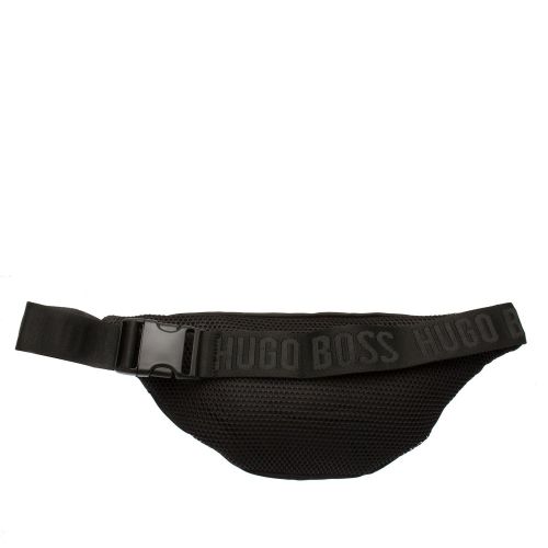 Boys Black Branded Bumbag 76085 by BOSS from Hurleys