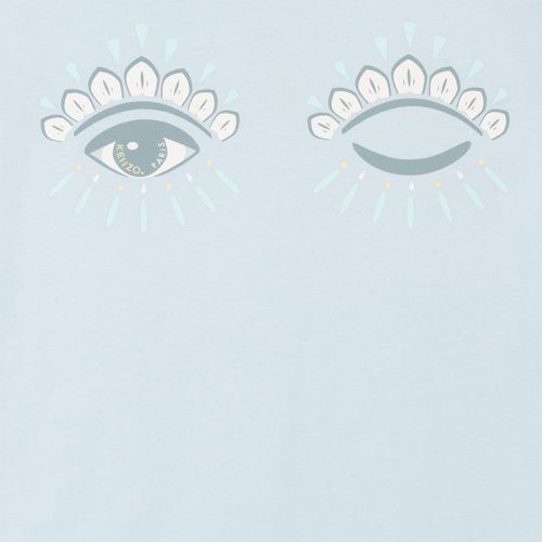 Girls Pale Blue Icon Eye S/s T Shirt 102592 by Kenzo from Hurleys