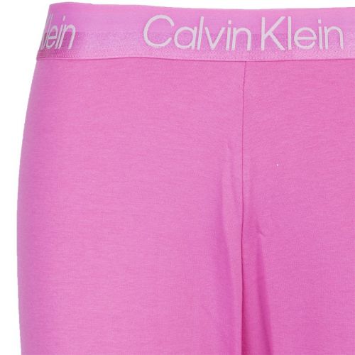 Womens Hollywood Pink Lounge Logo Band Leggings 102087 by Calvin Klein from Hurleys