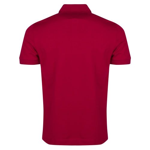 Mens Bordeaux Stretch Pique Regular Fit S/s Polo Shirt 23284 by Lacoste from Hurleys
