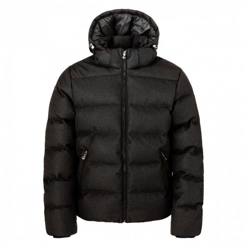 Mens Black Spoutnic Padded Hooded Jacket 32174 by Pyrenex from Hurleys