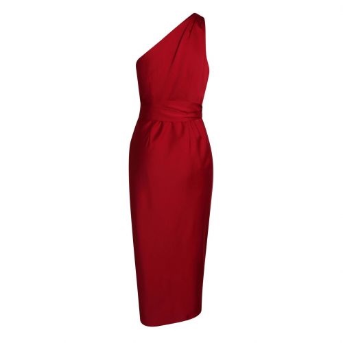 Womens Red Gabie Drape Midi Dress 80480 by Ted Baker from Hurleys