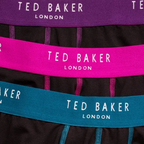 Mens Black Dougal 3 Pack Boxers 63493 by Ted Baker from Hurleys