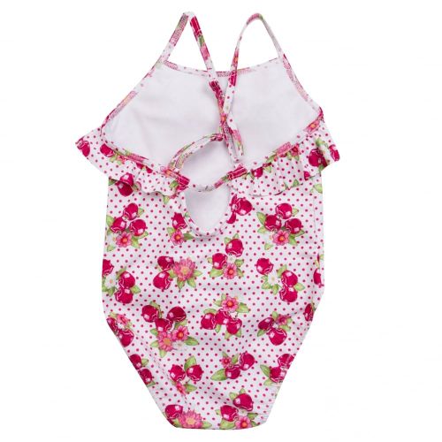 Girls Fuchsia Cherry Swimming Costume 22633 by Mayoral from Hurleys