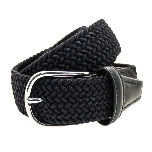 Mens Navy Woven Belt 69381 by Anderson's from Hurleys