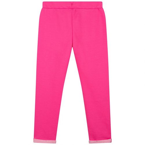 Girls Neon Pink Sequin Pocket Joggers 104386 by Billieblush from Hurleys