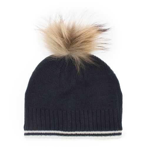 Girls Amiral Aboa Fur Beanie Hat 32251 by Pyrenex from Hurleys