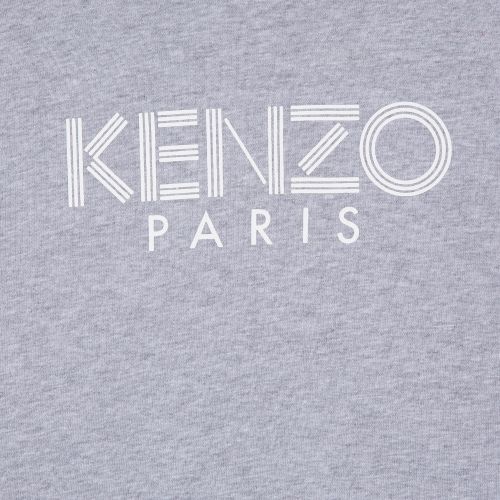 Boys Grey Marl Cosmic Logo JB S/s T Shirt 30807 by Kenzo from Hurleys