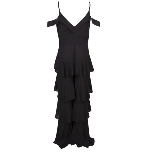 Womens Black Delilah Jumpsuit 21135 by Forever Unique from Hurleys
