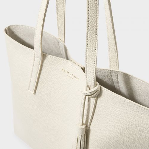 Womens Off White Tavi Tassel Tote Bag 104178 by Katie Loxton from Hurleys