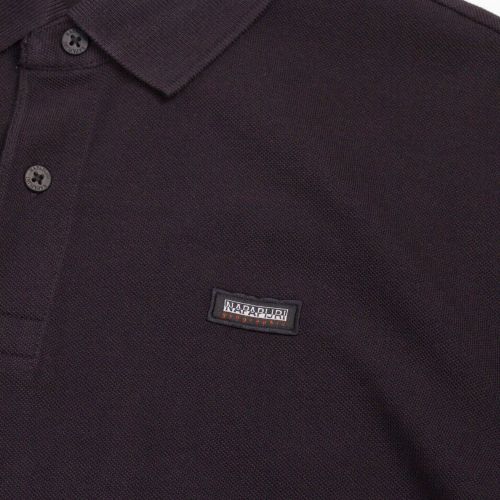 Mens Black Ebir Branded L/s Polo Shirt 77594 by Napapijri from Hurleys