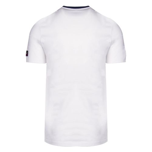 Mens White Tri Colour Logo Custom Fit S/s T Shirt 36715 by Paul And Shark from Hurleys