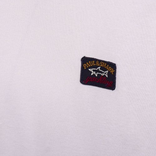 Paul And Shark T Shirt Mens Beige Small Logo Custom Fit S/s 