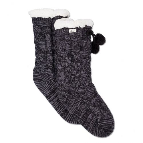 Womens Nightfall Pom Pom Fleece Lined Socks 94373 by UGG from Hurleys