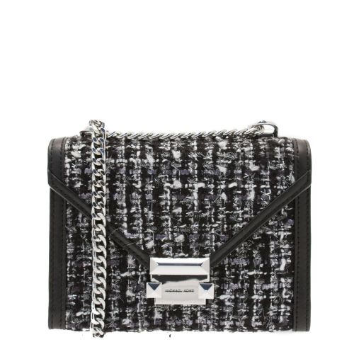 Womens Black Tweed Whitney Small Shoulder Bag 31147 by Michael Kors from Hurleys
