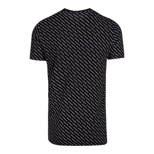 Mens Black Multi Print Logo S/s T Shirt 59222 by Dsquared2 from Hurleys