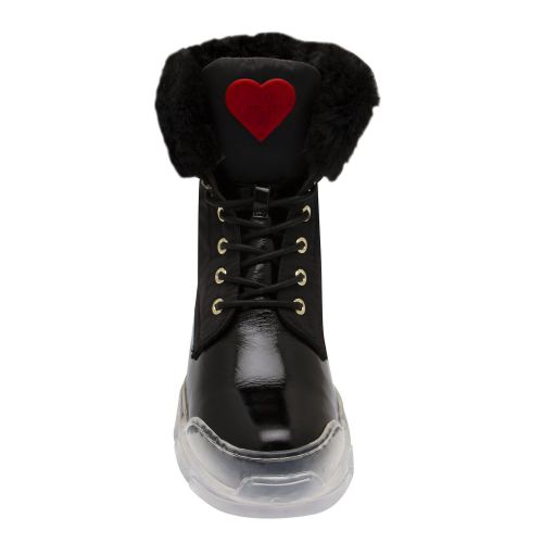 Womens Black Weather Boots 79558 by Love Moschino from Hurleys