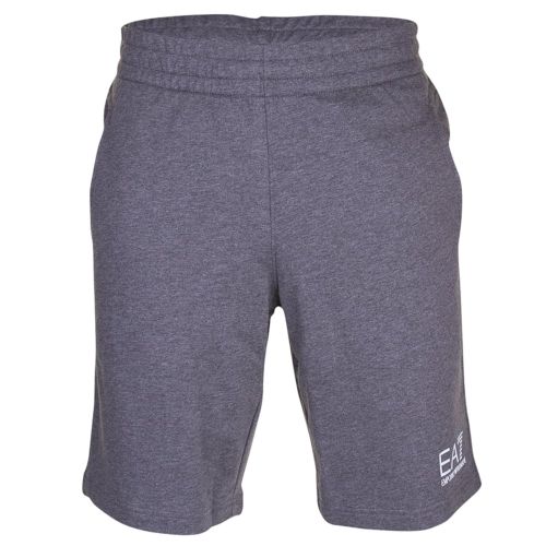Mens Dark Grey Melange Training Core Identity Sweat Shorts 11459 by EA7 from Hurleys
