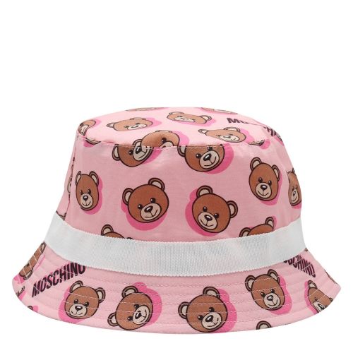 Baby Rose Toy Shadow Bucket Hat 58552 by Moschino from Hurleys