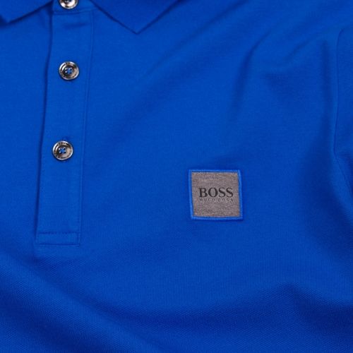 Casual Mens Bright Blue Passenger Slim Fit S/s Polo Shirt 57007 by BOSS from Hurleys