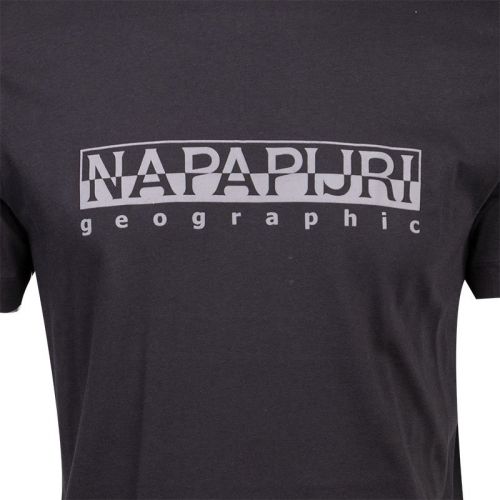Mens Black Serber Print S/s T Shirt 101520 by Napapijri from Hurleys