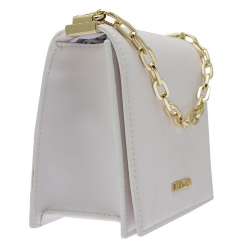 Womens White Smooth Chain Crossbody Bag 41336 by Love Moschino from Hurleys