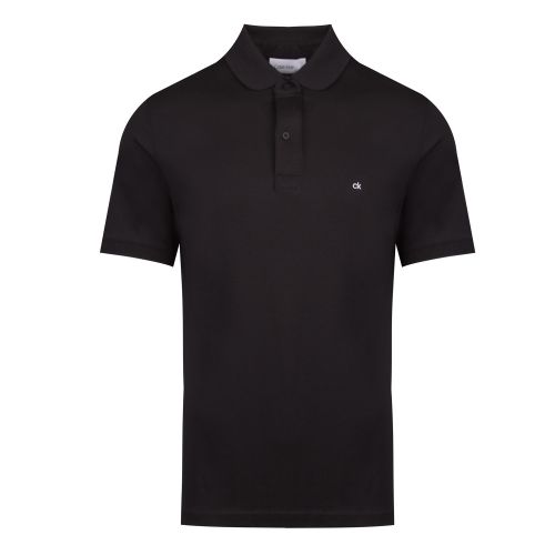 Mens Black Soft Logo Slim Fit S/s Polo Shirt 44112 by Calvin Klein from Hurleys