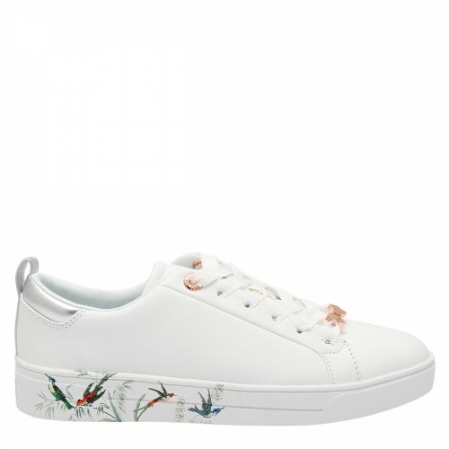 Womens White Fortune Roully Trainers 41038 by Ted Baker from Hurleys