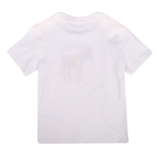 Boys White Zebra Letters S/s T Shirt 101735 by Paul Smith Junior from Hurleys
