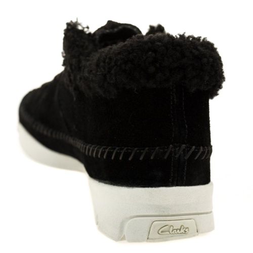 Womens Black Suede Warm Lined Trigenic Flex 62870 by Clarks Originals from Hurleys