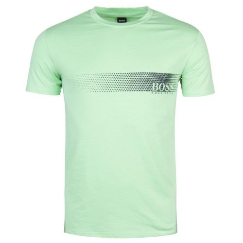 Mens Light Green Chest Logo Beach S/s T Shirt 26817 by BOSS from Hurleys