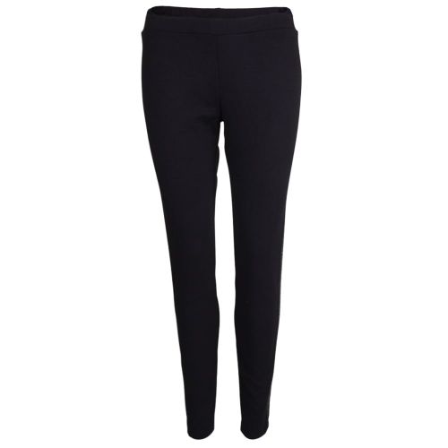 Womens Black Logo Trim Pants 15376 by Versace Jeans from Hurleys