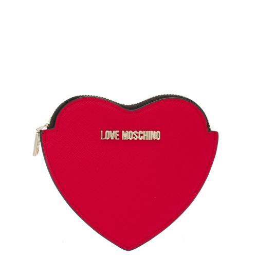 Womens Red Saffiano Heart Purse 35117 by Love Moschino from Hurleys