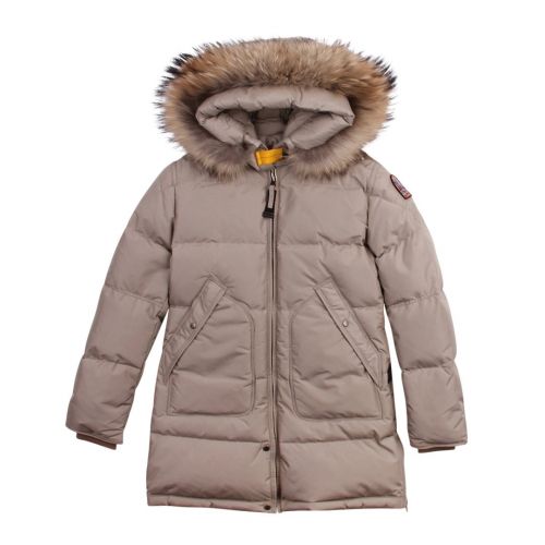 Girls Barely Blue Panda Hooded Down Coat 90733 by Parajumpers from Hurleys