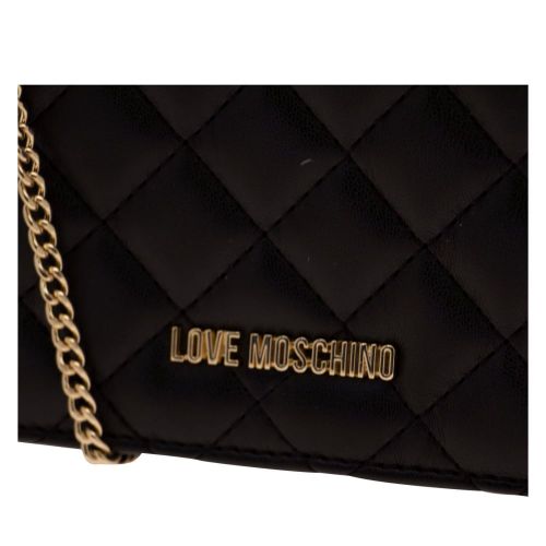 Womens Black Small Quilted Cross Body 17962 by Love Moschino from Hurleys