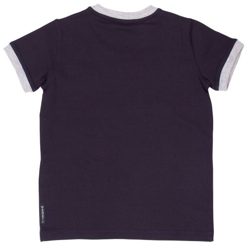Boys Blue Logo S/s Tee Shirt 6489 by Armani Junior from Hurleys