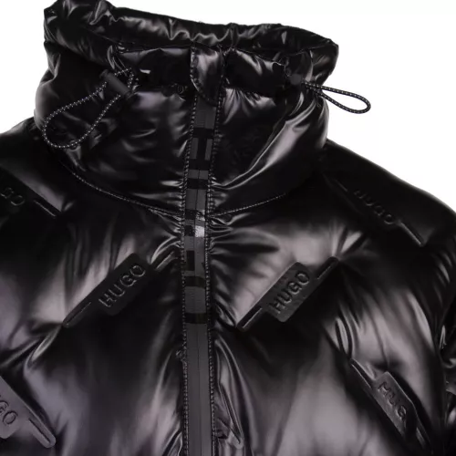 Womens Black Fariana-1 Shiny Padded Jacket 95256 by HUGO from Hurleys