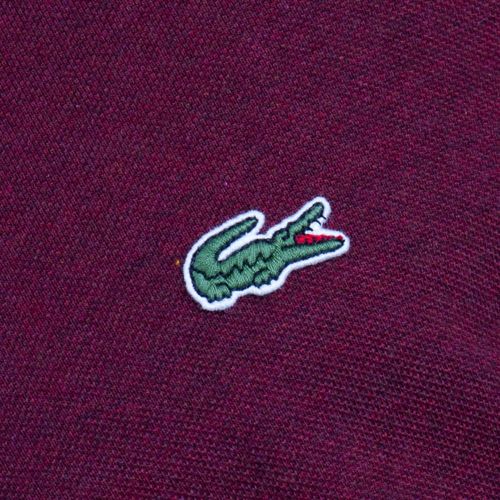 Mens Red Basque Chine Classic S/s Polo Shirt 14688 by Lacoste from Hurleys