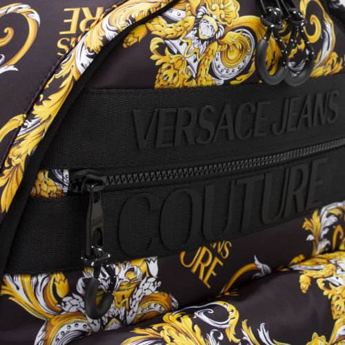 Mens Black Baroque Backpack 74299 by Versace Jeans Couture from Hurleys