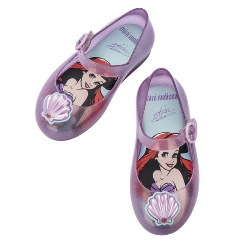 Girls Pink Ariel Mini Disney Sweet Love Shoes (4-9) 101100 by Mini Melissa from Hurleys