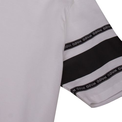 Mens White Durned-U6 S/s T Shirt 42638 by HUGO from Hurleys