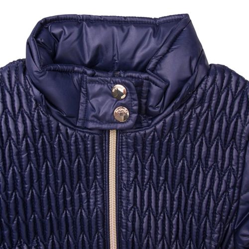 Girls Navy Quilted Coat 12816 by Mayoral from Hurleys