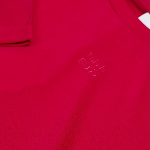 Casual Womens Bright Red Timek Logo S/s T Shirt 34483 by BOSS from Hurleys