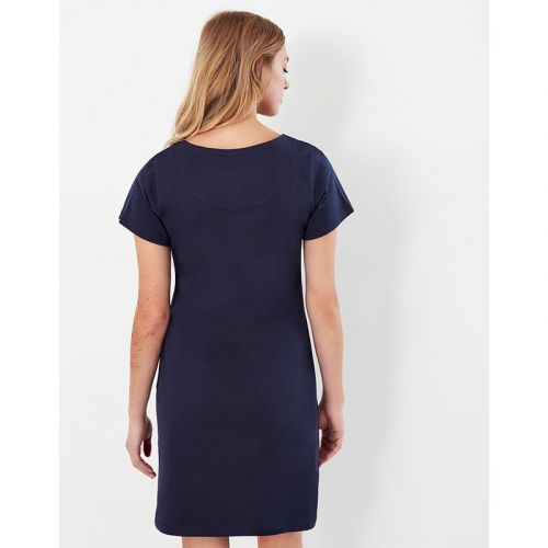 Womens French Navy Riviera Bee Embroidered Dress 103628 by Joules from Hurleys