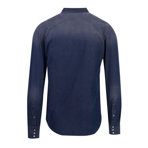 Mens Blue Hyperflex Denim L/s Shirt 73277 by Replay from Hurleys