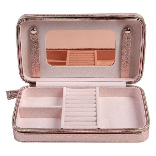 Womens Metallic Pink Clove Large Jewellery Case 78432 by Ted Baker from Hurleys